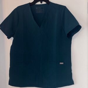 Figs Scrub Top- teal